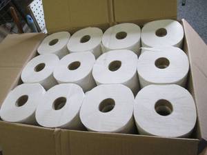 lot 258 image: case of tork bath tissue rolls with...