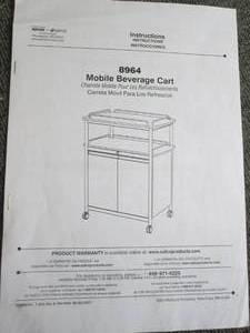 lot 261 image: safco mobile beverage cart ...