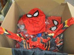 lot 313 image: box of spiderman outfits ...