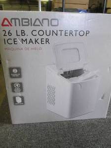 lot 314 image: ambiano 26 lb countertop ice maker ...