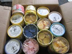 lot 344 image: 26 packages of wax meltscandles ...