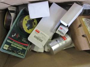 lot 367 image: box of dayton capacitors and more ...