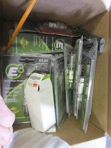 lot 370 image: box of spark plugs and more ...