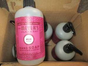 lot 407 image: 612.5 oz bottles of mrs. meyers c...