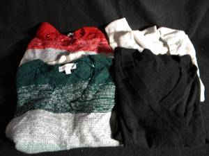 Womens Sweater Lot Set of 4 Size Large