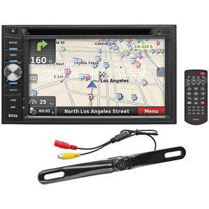 Boss Elite 320-Watt 6.5 Touch Screen Multimedia Car Stereo with Bluetooth, GPS and Rear-View Camera - Black