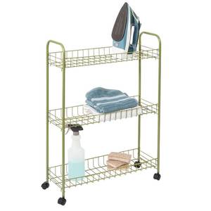 Brand New 3 Tier Rolling Household Cart - Olive