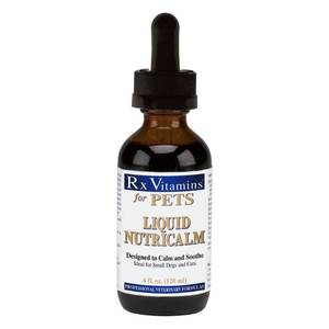 Looks New Rx Vitamins Liquid NutriCalm Calming Supplement for Dogs and Cats - 4 Oz.