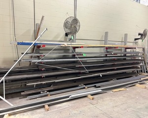 lot 634C image: Steel Racks and Contents.