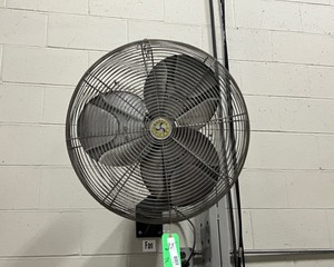 lot 868 image: Wall Mount Shop Fans