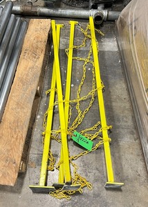 lot 422A image: Chain Stanchions