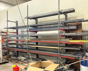 lot 634 image: Steel Storage Rack, Materials