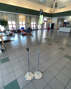 lot 2639 image: Pair of Microphone Stands