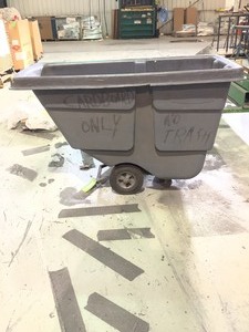 lot 1118 image: Plastic Utility Hopper