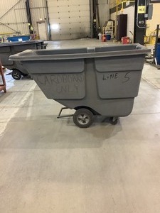 lot 1111 image: Plastic Utility Hopper