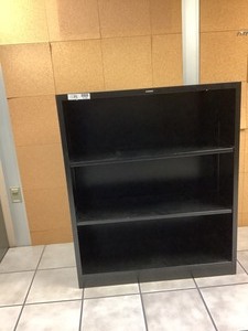 lot 1459 image: Metal Bookshelf
