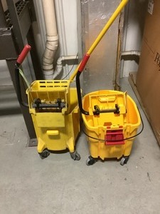 lot 2201 image: Commercial Mop Buckets