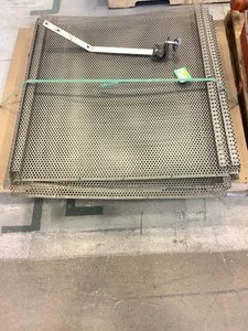 lot 610 image: Perforated Sifting Sheets