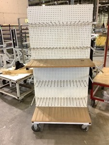 lot 1206 image: Pegboard Cart
