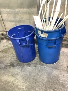 lot 2240 image: Trash Cans