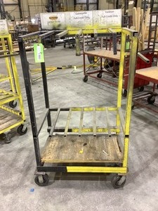 lot 1234 image: Upright Material Cart