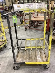 lot 1233 image: Upright Material Cart