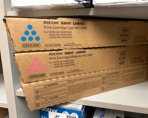 lot 1645 image: Ricoh Printer Cartridges C3500