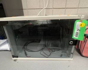 lot 1454 image: Electronics Cabinet
