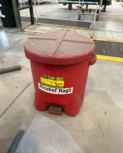 lot 2019 image: Oily Waste Can