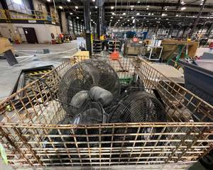 lot 835 image: Commercial Fans