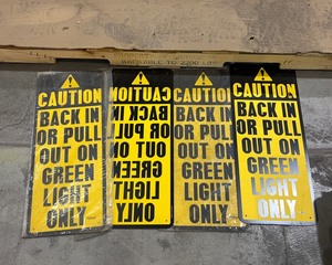 lot 2040 image: Safety Signs