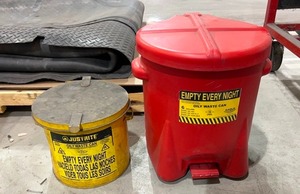 lot 2049 image: Oily Waste Cans