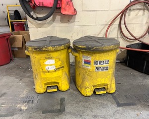 lot 2037 image: Waste Cans