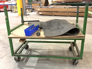 lot 1348 image: Green Storage Cart