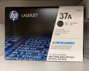 lot 1637 image: Hewlett Packard Toner 37A Black