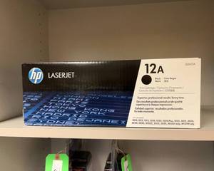 lot 1640 image: Hewlett Packard Toner 12A Black