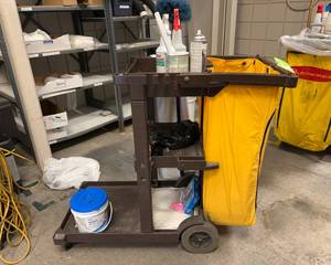 lot 2209 image: Janitor Cart