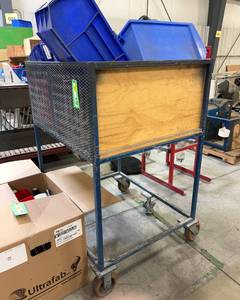 lot 1300 image: Material Bin Cart