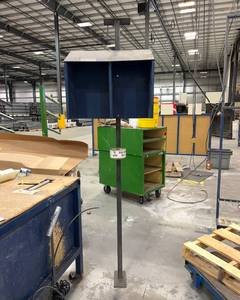 lot 442 image: Faceshield Storage and LOTO Stands