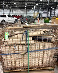 lot 655 image: Wire Bin and Contents