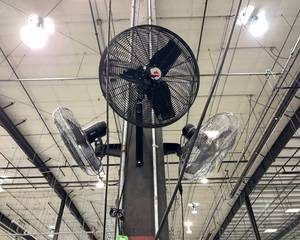 lot 885 image: Wall Mount Fans