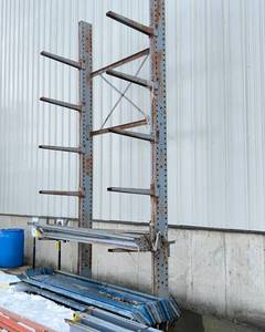lot 915 image: Cantilever Storage Rack - 16 Feet Tall