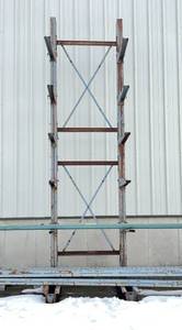 lot 914 image: Cantilever Storage Rack - 16 Feet Tall