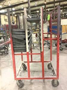 lot 1073 image: Material Storage Cart