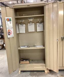 lot 2045 image: Tan Cabinet