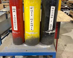lot 1024 image: Tube Storage Rack