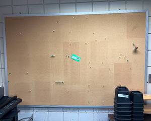 lot 1650 image: Two 6x4 Bulletin Boards