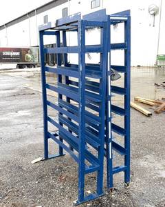 lot 1157D image: Slim Storage Racks