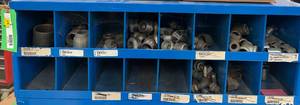lot 683 image: 16 Compartment Bin Storage