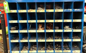 lot 684 image: 40 Compartment Bin Storage